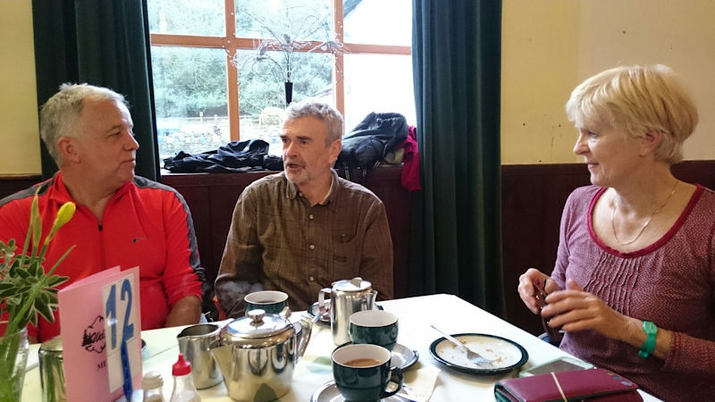 Pop up cafe at Glenridding village Hall, Sunday lunch being served. Photo by Andy Burton